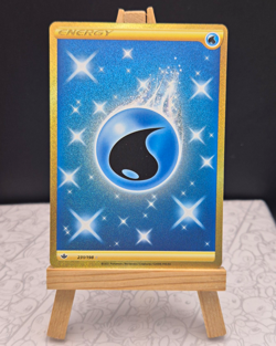 Pokemon TCG Gold Water Energy 231/198 Chilling Reign Secret Rare Holo - Image 1