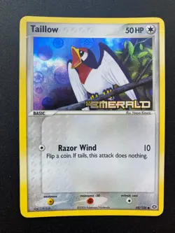Taillow 68/106 Stamped Holo - Ex Emerald 2005 - Pokemon TCG Card NM - Image 1
