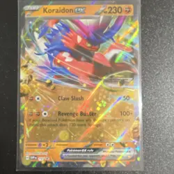 Pokemon Koraidon ex SVP 197 Scarlet & Violet Promo Holo 230HP EN 2023 - Image 1