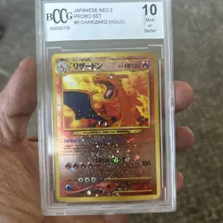 Charizard Neo 2 Premium File Pokemon Card Japanese Promo From Japan - BCCG 10 - Image 1