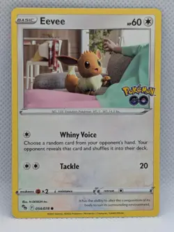 EEVEE 054/078 C POKEMON GO POKEMON NEAR MINT EEVEE - Image 1