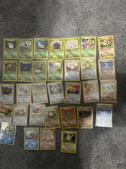 LP/MP (Unlimited) COMPLETE Pokemon JUNGLE Set 32-Card UNCOMMON/COMMON Non-Holo - Image 1
