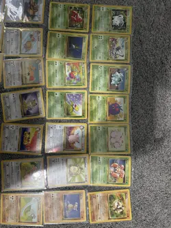 LP/MP (Unlimited) COMPLETE Pokemon JUNGLE Set 32-Card UNCOMMON/COMMON Non-Holo - Image 2