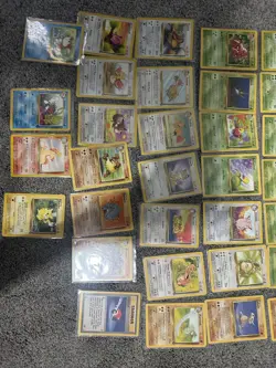 LP/MP (Unlimited) COMPLETE Pokemon JUNGLE Set 32-Card UNCOMMON/COMMON Non-Holo - Image 3