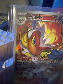 Infernape 173/167 Sv06: Twilight Masquerade Illustration Rare Pokemon TCG NM - Image 2