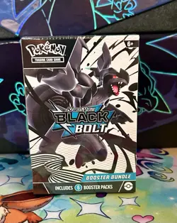 New Sealed Pokemon TCG Black Bolt Booster Bundle Scarlet & Violet 6 packs - Image 1