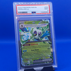 PSA 9 Froslass ex 003/182 SV04 Paradox Rift Double Rare Holo EN 2023 - Image 1