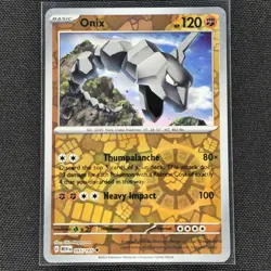 Onix - 095/165 - Reverse Holo - 151 - Pokemon - NM/M - Image 1