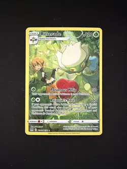 Roserade TG02/TG30 Holo Lost Origin Trainer Gallery Pokemon NM - Image 1