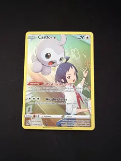 2022 Pokemon Castform TG11/TG30 Swsh11: Lost Origin Trainer Gallery Holo - Image 1