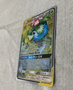 Pokemon Venusaur & Snivy GX 249/236 Secret Rare Full Art Cosmic Eclipse Holo - Image 3
