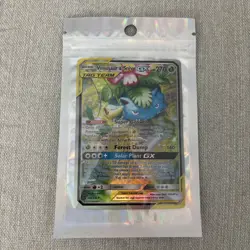 Pokemon Venusaur & Snivy GX 249/236 Secret Rare Full Art Cosmic Eclipse Holo - Image 5