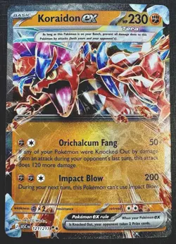 2026 Pokemon - Koraidon Ex 121/217 - Ascended Heroes - DOUBLE RARE HOLO -English - Image 1