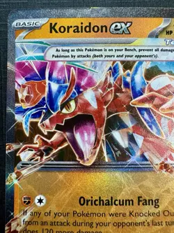 2026 Pokemon - Koraidon Ex 121/217 - Ascended Heroes - DOUBLE RARE HOLO -English - Image 5