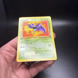 1st Edition Zubat 57/62 Pokemon TCG WOTC Base Set Fossil Common NM -j - Image 5