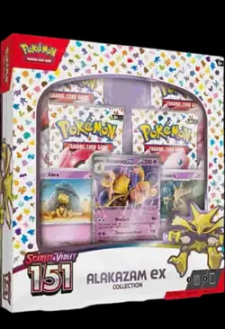 Pokemon TCG Scarlet & Violet 151 Alakazam ex Collection Box English 56 Promo - Image 1