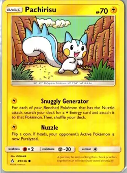 Pachirisu Ultra Prism Non-Holo Pokemon TCG - Image 1