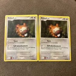 Bidoof Stormfront Regular Card 54/100 LP (x2) - Image 1