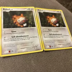 Bidoof Stormfront Regular Card 54/100 LP (x2) - Image 2
