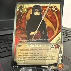 Itachi Uchiha 365 Gold Foil 1st Edition English Naruto CCG NM Near Mint - Image 1