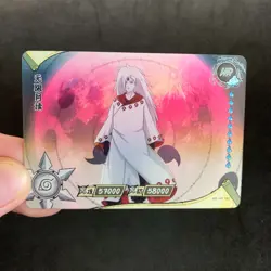 Naruto Kayou CCG - Madara Uchiha HR-162 Hologram Rare - T4 Exclusive Promo - NM - Image 1