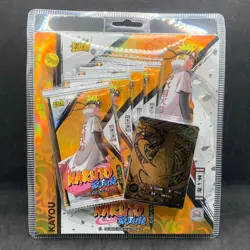 Naruto Kayou CCG - Naruto Uzumaki Blister Pack (4 Packs + Promo) - NEW - Image 1