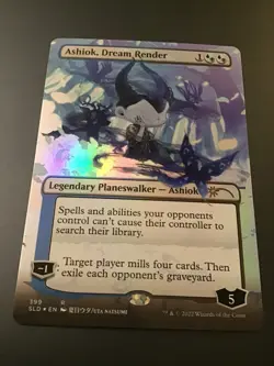 MTG Secret Lair #399 Borderless Foil Ashiok, Dream Render NM - Image 1
