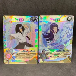 Naruto Kayou CCG - Hinata SP-061 & Neji Hyuga SP-019 Secret Rare Lot - NM - Image 1