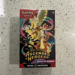 Pokemon Mega Evolution Ascended Heroes Booster Bundle Sealed (6 Booster Packs) - Image 1