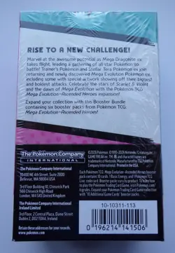 Pokemon TCG: Mega Evolution – Ascended Heroes Booster Bundle (6 Packs) – Sealed - Image 3