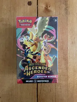 Pokemon TCG Mega Evolution Ascended Heroes Booster Bundle 6 Packs Sealed - Image 1