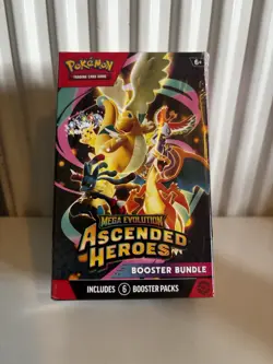 Pokemon Mega Evolution—Ascended Heroes Booster Bundle Box 6 Packs (Sealed) - Image 1