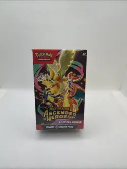 Pokemon TCG: Mega Evolution Ascended Heroes Booster Bundle (6 Packs) SEALED - Image 1