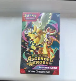 Pokemon TCG: Mega Evolution Ascended Heroes Booster Bundle 6 Packs New Sealed - Image 1
