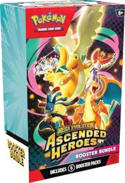 Pokemon TCG: Mega Evolution Ascended Heroes Booster Bundle (6 Packs) x4 | Sealed - Image 1