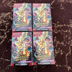 4x Pokemon TCG: Mega Evolution-Ascended Heroes Booster Bundle (6 Packs) sealed - Image 1