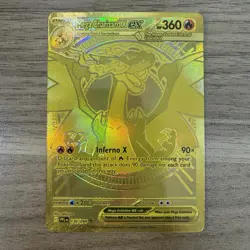 Mega Charizard X ex 130/094 Gold Phantasmal Flames Mega Hyper Rare NM/M Pokemon - Image 1