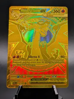 Mega Charizard X ex 130/094 Mega Hyper Rare Phantasmal Flames Pokemon NM 🔥🔥🔥 - Image 1