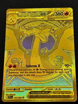 Mega Charizard X EX - 130/094 - Hyper Rare - Phantasmal Flames - Pokemon - NM/M - Image 4