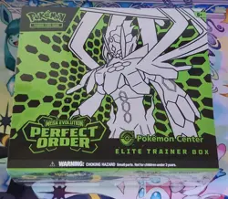 POKEMON CENTER Mega Evolution Perfect Order Elite Trainer Box ETB - Image 1