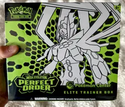 Pokemon Center Mega Evolution—Perfect Order Elite Trainer Box 11 Packs English - Image 1