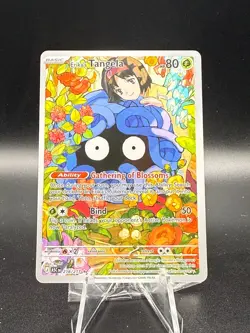 Erika's Tangela 218/217 Illustration Rare Ascended Heroes Pokemon Holo Near Mint - Image 1