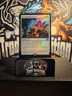 MTG Aetherdrift Foil Spectacular Pileup Rare 0029 Foil - Image 1