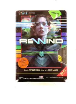 MTG Secret Lair Rewind 1368 Now on VHS Borderless Non Foil Unplayed NM - Image 1