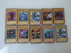 10X Yu-Gi-Oh Cards Konami: Elemental Hero Clayman, Battle Ox, Celtic Guardian - Image 1