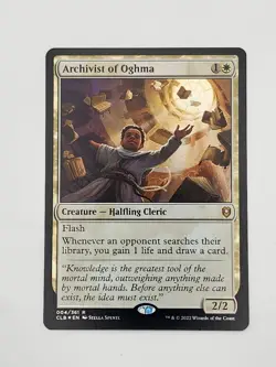 MTG Archivist of Oghma Commander Legends: Battle for Baldur's Gate 004/361 Foil - Image 1