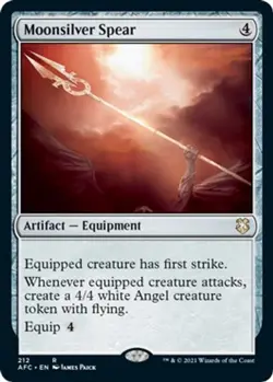 NM - Moonsilver Spear [AFC - 212] Commander: Adventures in the Forgotten Realms - Image 1