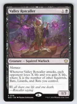 Valley Rotcaller 119 Rare Bloomburrow Magic: The Gathering Near Mint - Image 1