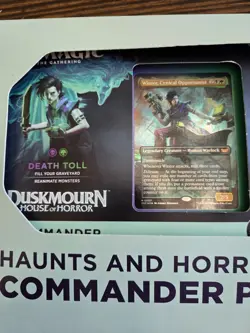 Magic the Gathering Haunts and Horrors Commander Pack Duskmourn, Death Toll, New - Image 3