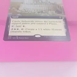 MTG LP Castle Ardenvale Land Throne of Eldraine Extended Art Regular - Image 3